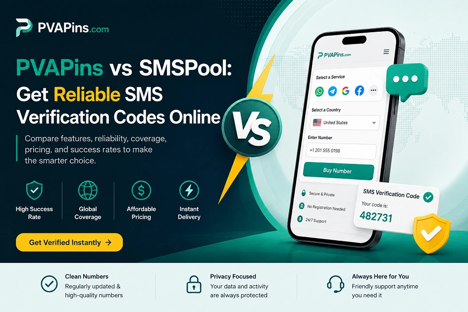 PvaPins vs SMSPool for SMS Verification